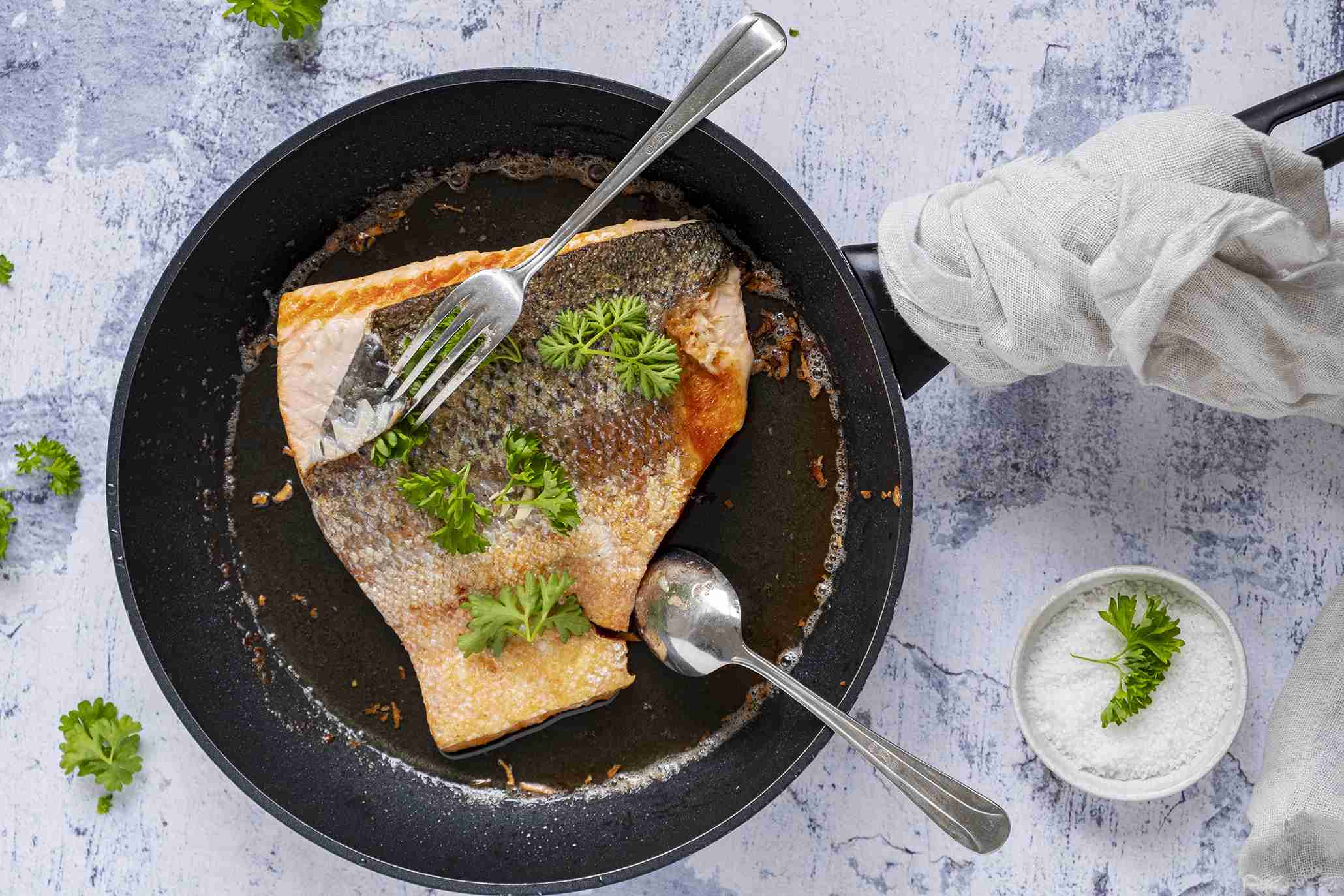 Zalm met asperges